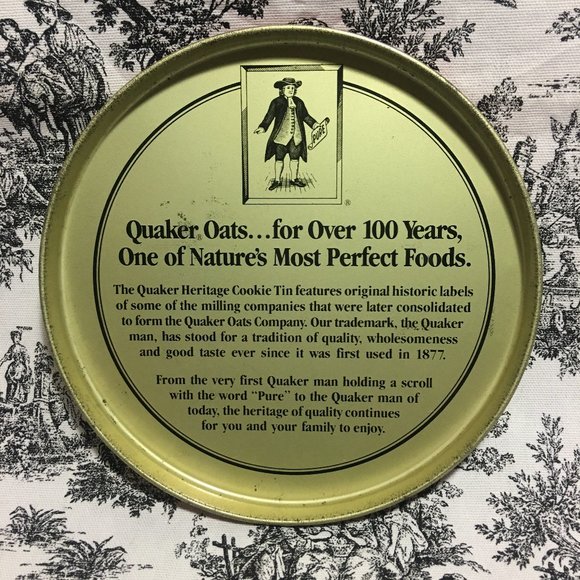 Quaker Oaks Round Tin - Picture 7 of 9